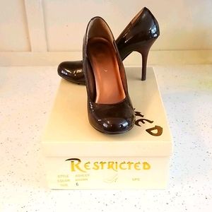 Brown Patent Heels